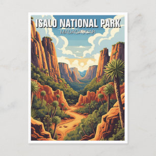 Madagascar Isalo National Park Travel Postcard