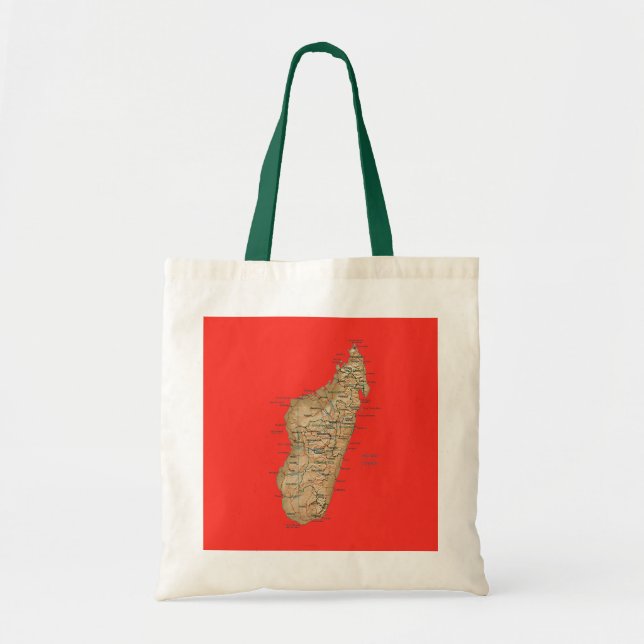 Madagascar Map Bag (Front)