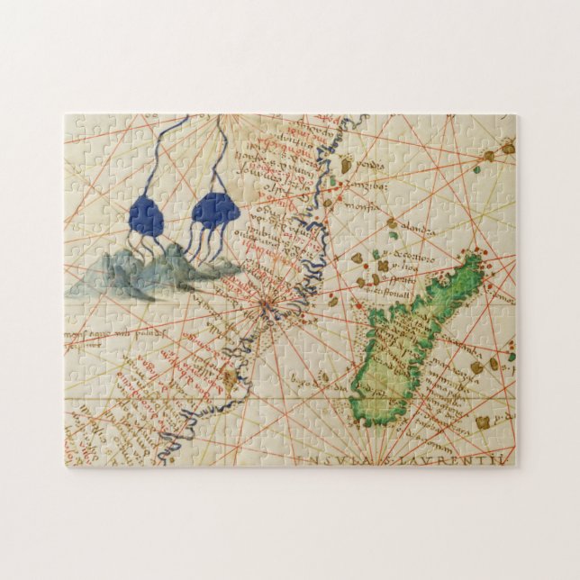 Madagascar Map Jigsaw Puzzle (Horizontal)