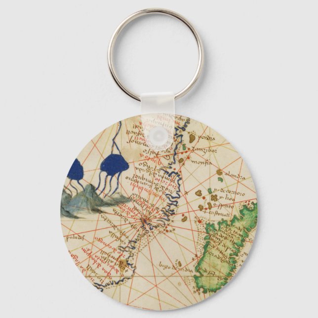 Madagascar Map Keychain (Front)