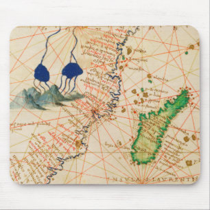 Madagascar Map Mouse Pad