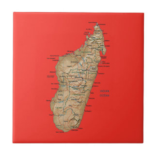 Madagascar Map Tile
