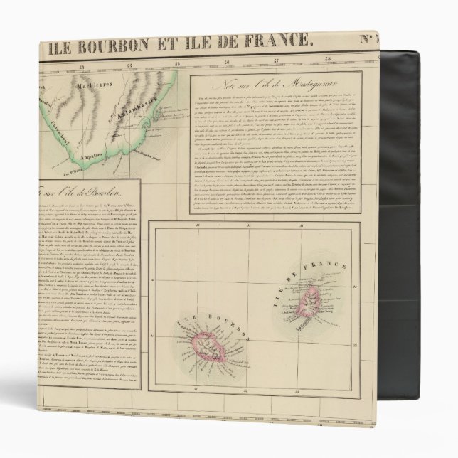 Madagascar, Mauritius 57 3 Ring Binder (Front/Inside)