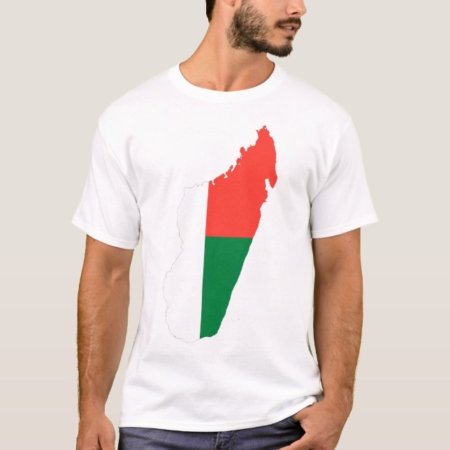 Madagascar Men's Country Flag Tee (Front)