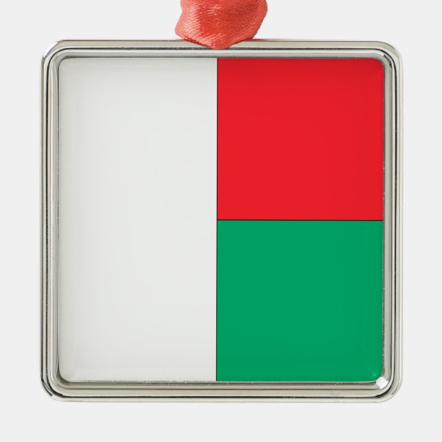 Madagascar Metal Ornament (Front)