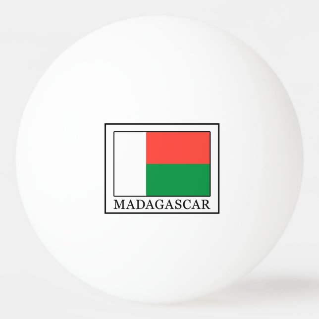 Madagascar Ping Pong Ball (Front)