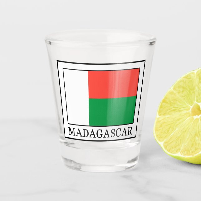 Madagascar Shot Glass (Front)