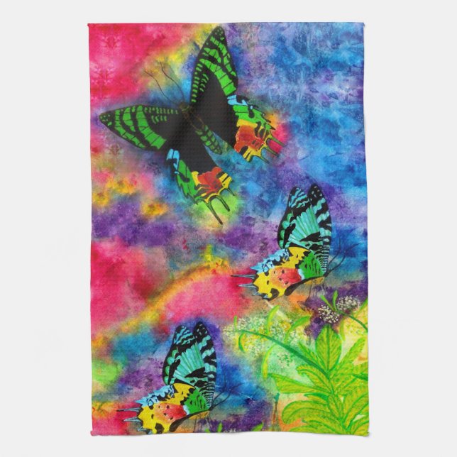 Madagascar Splash Hand Towel (Vertical)