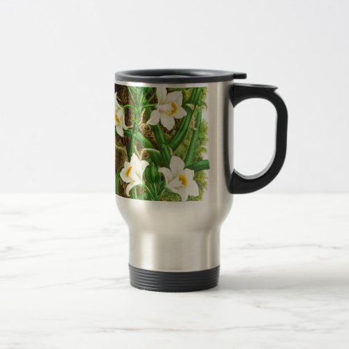 Madagascar Vanilla Orchid Travel Mug