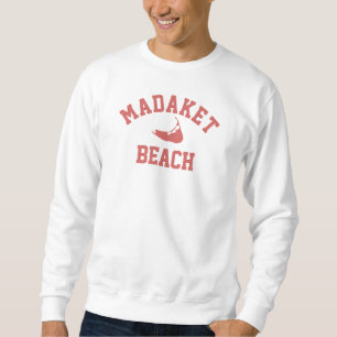 Madaket ACK Nantucket Massachusetts Red Sweatshirt