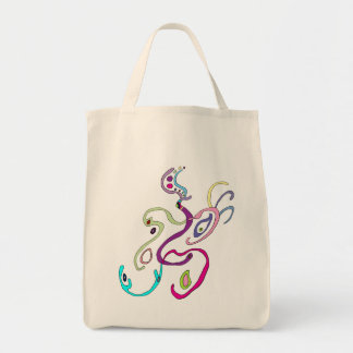 Madam Butterfly, Graphic Illustration Large Tote B