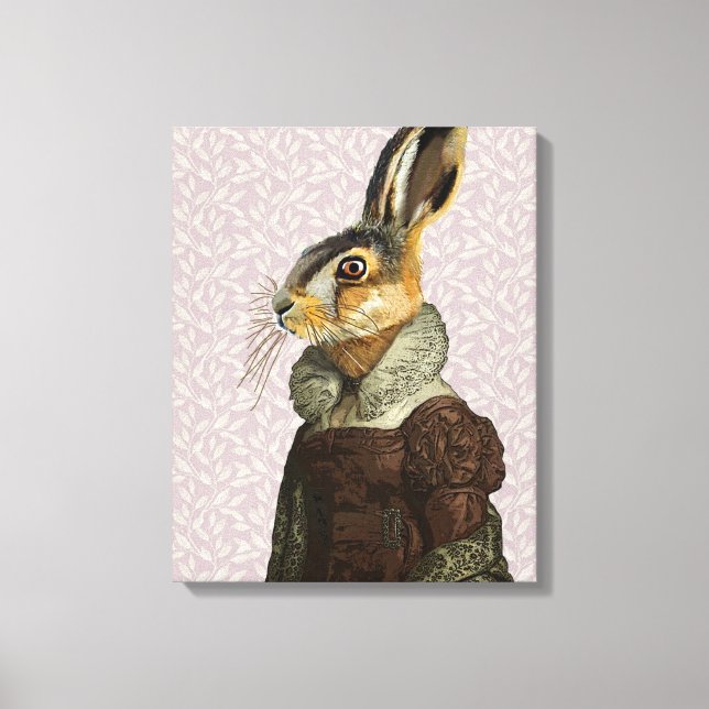 Madam Hare Canvas Print (Front)