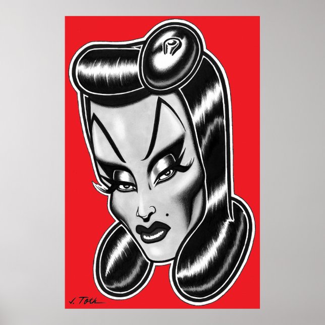 Madam La Mars™ Poster (Front)