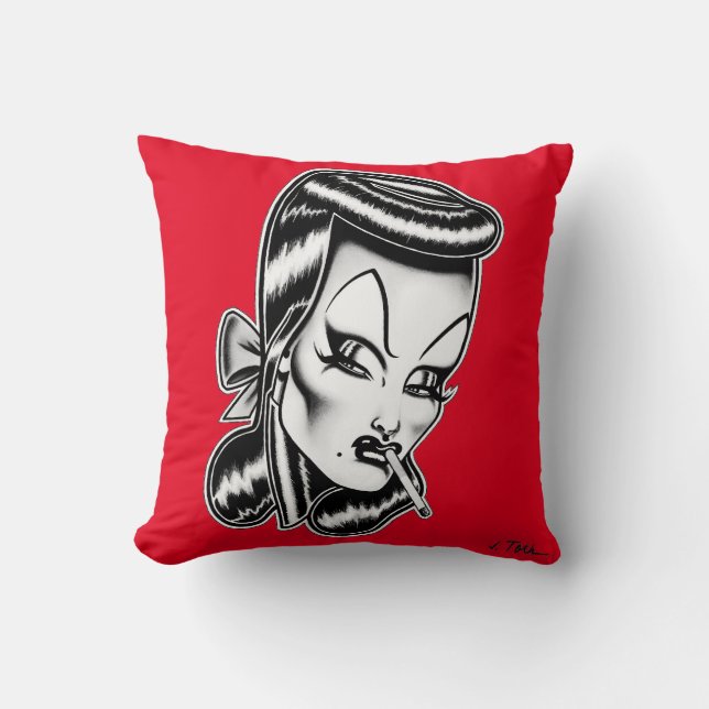 Madam Mars™ Throw Pillow (Front)