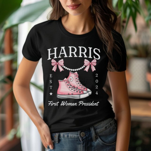  Madam President Harris 2024 Sneakers and Pearls T-Shirt (Creator Uploaded)