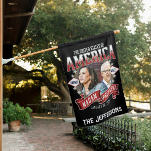 Madam President Harris Be Part Of History House Flag