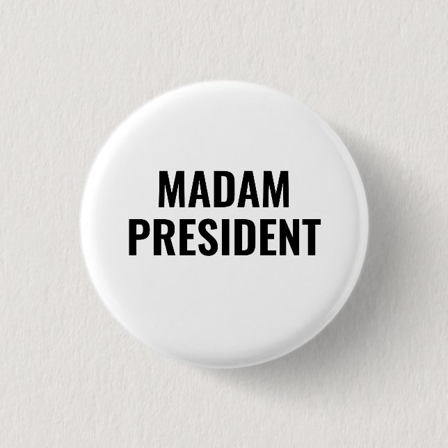 Madam President Harris Button (Front)