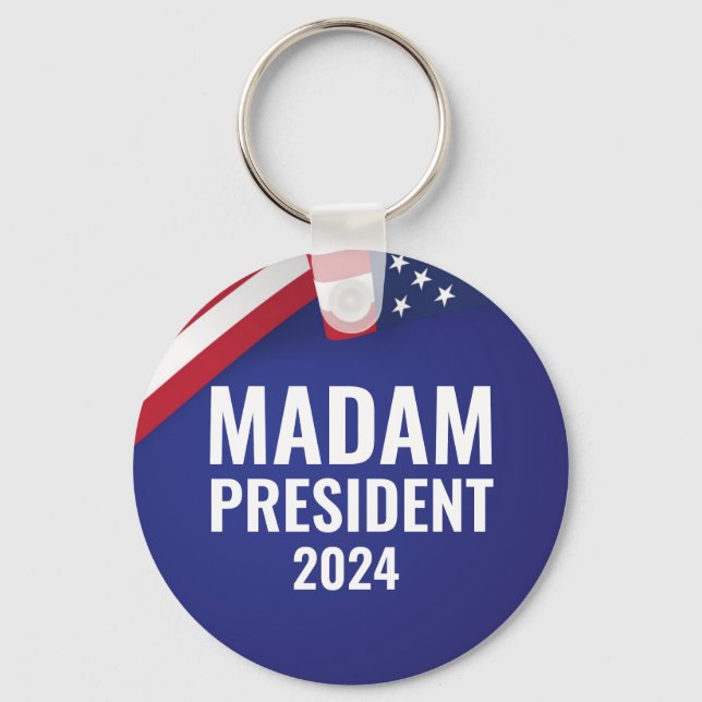 Madam President Harris  Keychain (Front)