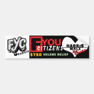 MADAM PRESIDENT HARRIS WALZ 2024 FYC BUMPER STICKER