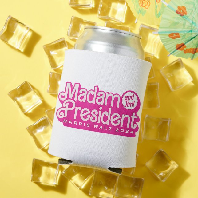 Madam President | Harris Walz Can Cooler (In Situ Summer)