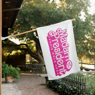 Madam President   Harris Walz House Flag