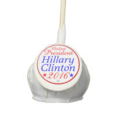 Madam President Hillary Clinton 2016 RWB Stars Cake Pops (Front)