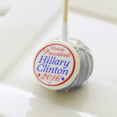 Madam President Hillary Clinton 2016 RWB Stars Cake Pops (Front Insitu)