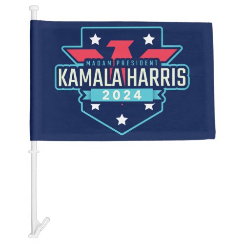 Madam President Kamala Harris 2024 Car Flag