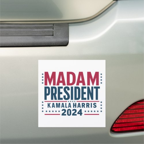 Madam President Kamala Harris 2024 Vote Democrat  Car Magnet