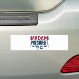 Madam President Kamala Harris 2024 Vote Democrat Car Magnet