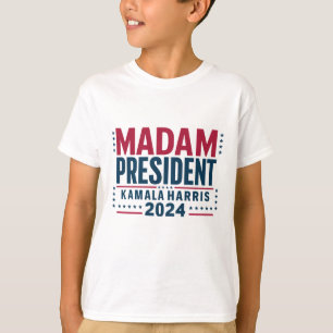Madam President Kamala Harris 2024 Vote Democrat  T-Shirt
