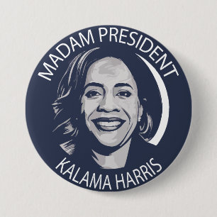 Madam President Kamala Harris Button