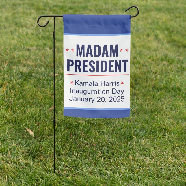 Madam President Kamala Harris Inauguration Garden Flag (In SItu)