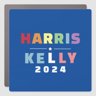 MADAM PRESIDENT KAMALA HARRIS KELLY 2024 CAR MAGNET