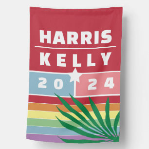 MADAM PRESIDENT KAMALA HARRIS KELLY 2024 HOUSE FLAG