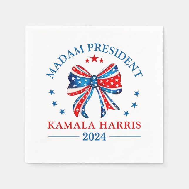 Madam President Kamala Harris Napkins (Front)