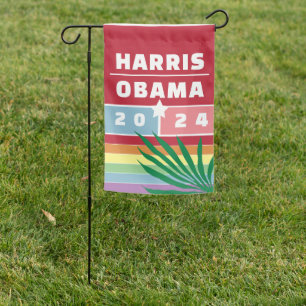 MADAM PRESIDENT KAMALA HARRIS OBAMA 2024 GARDEN FLAG
