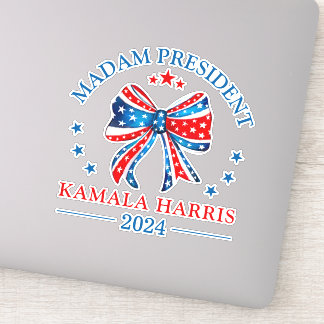 Madam President Kamala Harris Vinyl Cut Sticker