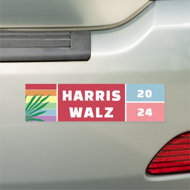 MADAM PRESIDENT KAMALA HARRIS WALZ 2024 CAR MAGNET (In Situ)