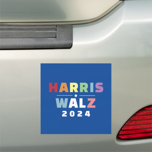 MADAM PRESIDENT KAMALA HARRIS WALZ 2024 CAR MAGNET (In Situ)