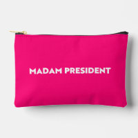 Madam President modern typography hot pink
