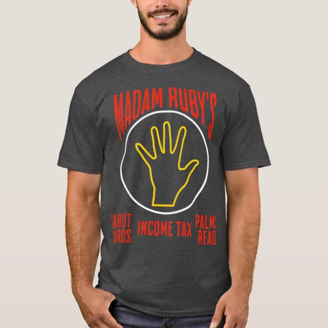 Madam Ruby's Palm Reader T-Shirt (Front)