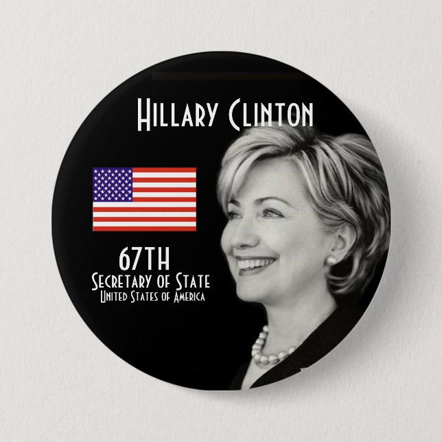 Madam Secretary (Round) Button (Front)
