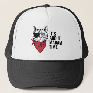 Madam Time President 2024 Kamala Harris DNC Rally Trucker Hat