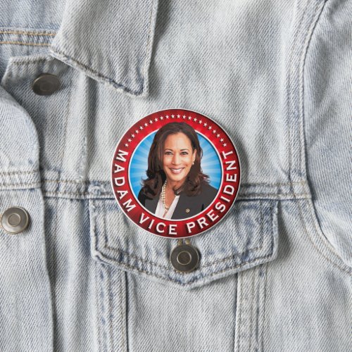 Madam Vice President Button