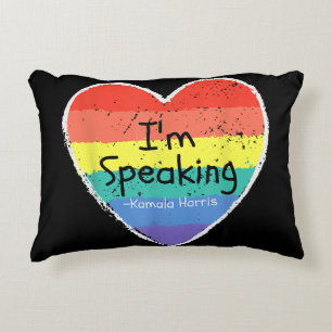 Madam Vice President I'm Speaking Kamala Harris gi Accent Pillow