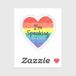 Madam Vice President I'm Speaking Kamala Harris gi Sticker