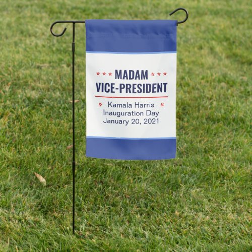 Madam Vice_President Kamala Harris Inauguration Garden Flag