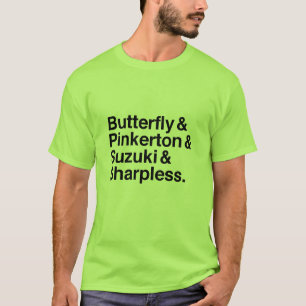 Madama Butterfly characters t-shirt