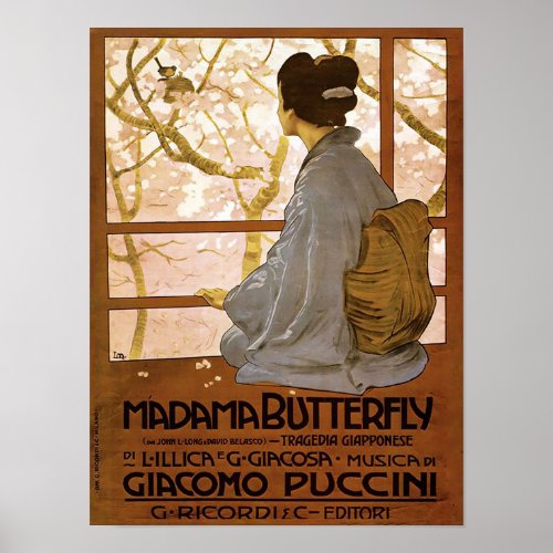 Madama Butterfly _ Metlicovitz Poster